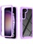 Samsung Galaxy S23 İçin Hibrit Bumper Tam Koruma Telefon Kılıfı - Mor (Yurt Dışından) 1