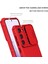 Samsung Galaxy S23 Kayar Kamera Kapaklı Sağlam Standı Telefon Kılıfı - Kırmızı (Yurt Dışından) 5