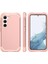 Samsung Galaxy S23+ İçin Yumuşak Silikon Sert Pc Tampon Telefon Kılıfı - Pembe Altın (Yurt Dışından) 2