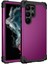 Samsung Galaxy S23 Ultra İçin Yumuşak Silikon Sert Pc Tampon Telefon Kılıfı - Mor (Yurt Dışından) 3