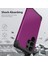 Samsung Galaxy S23 Ultra İçin Yumuşak Silikon Sert Pc Tampon Telefon Kılıfı - Mor (Yurt Dışından) 5
