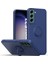 Samsung Galaxy S23 İçin İnce Silikon Yüzük Stand Telefon Kılıfı - Mavi (Yurt Dışından) 1