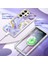 Samsung Galaxy S23 Ultra İçin Şık Desen Kristal Tpu Tampon Telefon Kılıfı - Mor (Yurt Dışından) 4