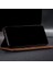 Samsung Galaxy S23+ İçin Kot Deri Flip Cüzdan Standlı Telefon Kılıfı - Kahverengi (Yurt Dışından) 4