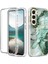 Samsung Galaxy S23+ İçin Şık Desen Kristal Tpu Tampon Telefon Kılıfı - Yeşil (Yurt Dışından) 1