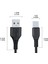Android Type-C Şarj Cihazı Için Çift Şarj Güç Bankası USB C Şarj Kablosu - Siyah (Yurt Dışından) 5