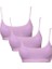 Pedli İp Askılı Pembe Büstiyer 3 adet 1