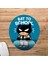 Batman - Bat To School Bilek Destekli Mousepad Model - 1 Oval 1