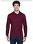 Bordo Polo Yaka Uzun Kollu Tişört Pamuklu Uzun Kol Polo Yakalı Kışlık Tshirt10 1