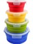 4 Parçalı Katlanabilir Öğle Yemeği Kabı Renkli (Yurt Dışından) 1