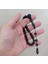Sistemli Kumpaslı 8 x 8 mm Sade Hakiki Erzurum Oltu Taşı Tesbih 4