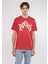 Erkek Rocks Baskılı Kırmızı Tişört 0611133-70985 3