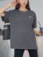 Kadın Airplane Baskılı Oversize T-Shirt10 4