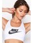 Swoosh Futura Bra Beyaz Kadın Antreman Sütyeni 2