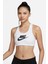 Swoosh Futura Bra Beyaz Kadın Antreman Sütyeni 4