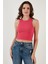 % 100 Pamuk Fitilli Super Crop Örme Atlet Bayan Atlet 5864215 5