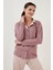 Desenli Beli Lastikli Uzun Kollu Gömlek Yaka Dokuma Pijama Takım Bayan Pijama Takımı 6097520 3