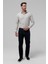 Slim Fit Kahverengi Armürlü Gömlek 9EF022111288M 4