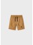 Erkek Çocuk Bermuda Şort Camel 3237 3