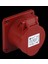 4 x 16a / Ip 44 - Makine Prizi (Düz) (Sabit Flanş) 1