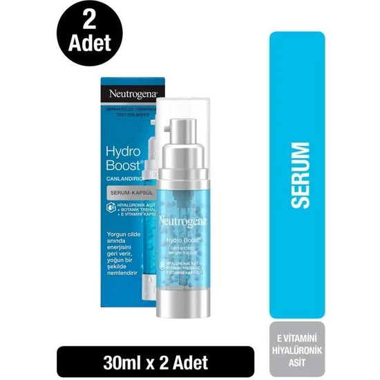 Neutrogena Hydro Boost Canlandırıcı Serum-Kapsül 30 ml X2