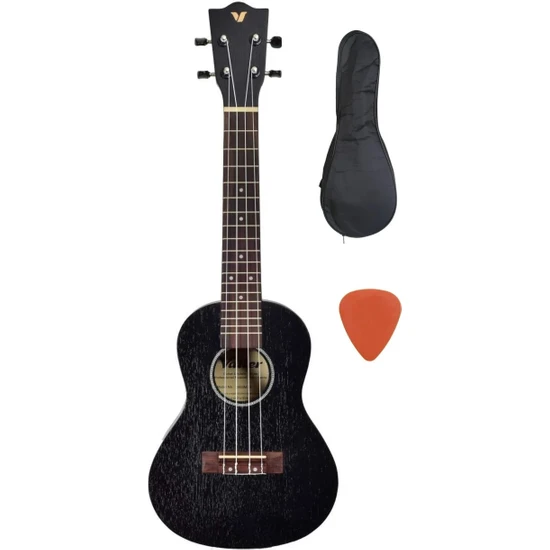 Valler UA53M Bk Concert Ukulele Siyah