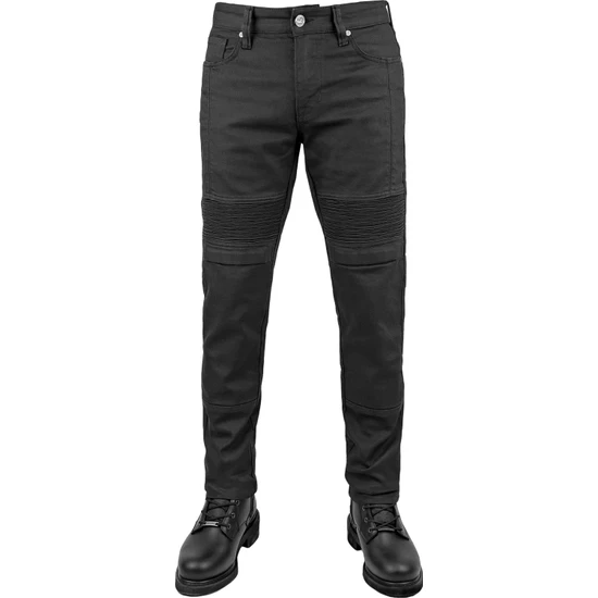 The Biker Jeans Black Iron Flexi V4 Korumalı Motosiklet Kot Pantolonu