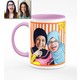 Seçili Renk Pembe - Beyaz
