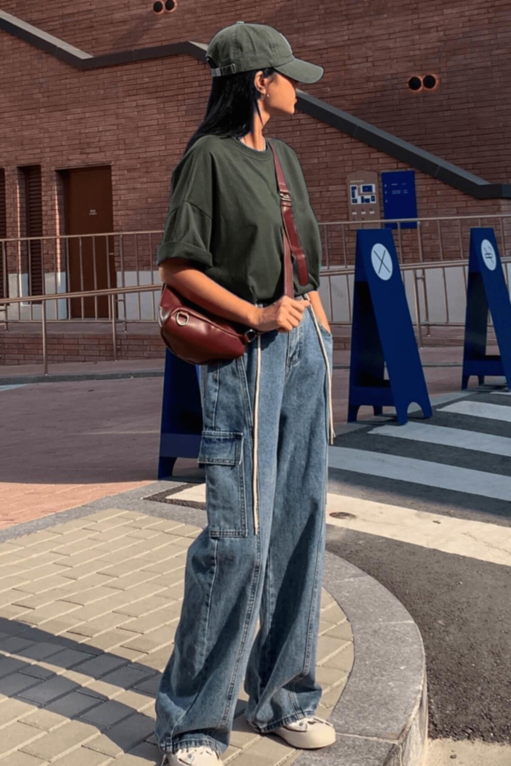 Millionaire Teenage Millionaire Kadın Bordo Oversize Truvakar Kol Basic T-Shirt İnce Kumaş Düz Tasarım