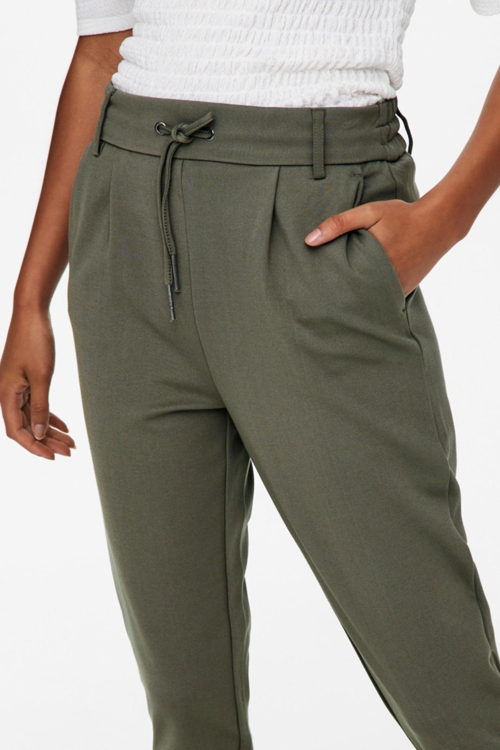 Only 15115847-23Y Onlpoptrash Lıfe Easy Col Pant Pnt Noos Kadın Pantolon görsel 4