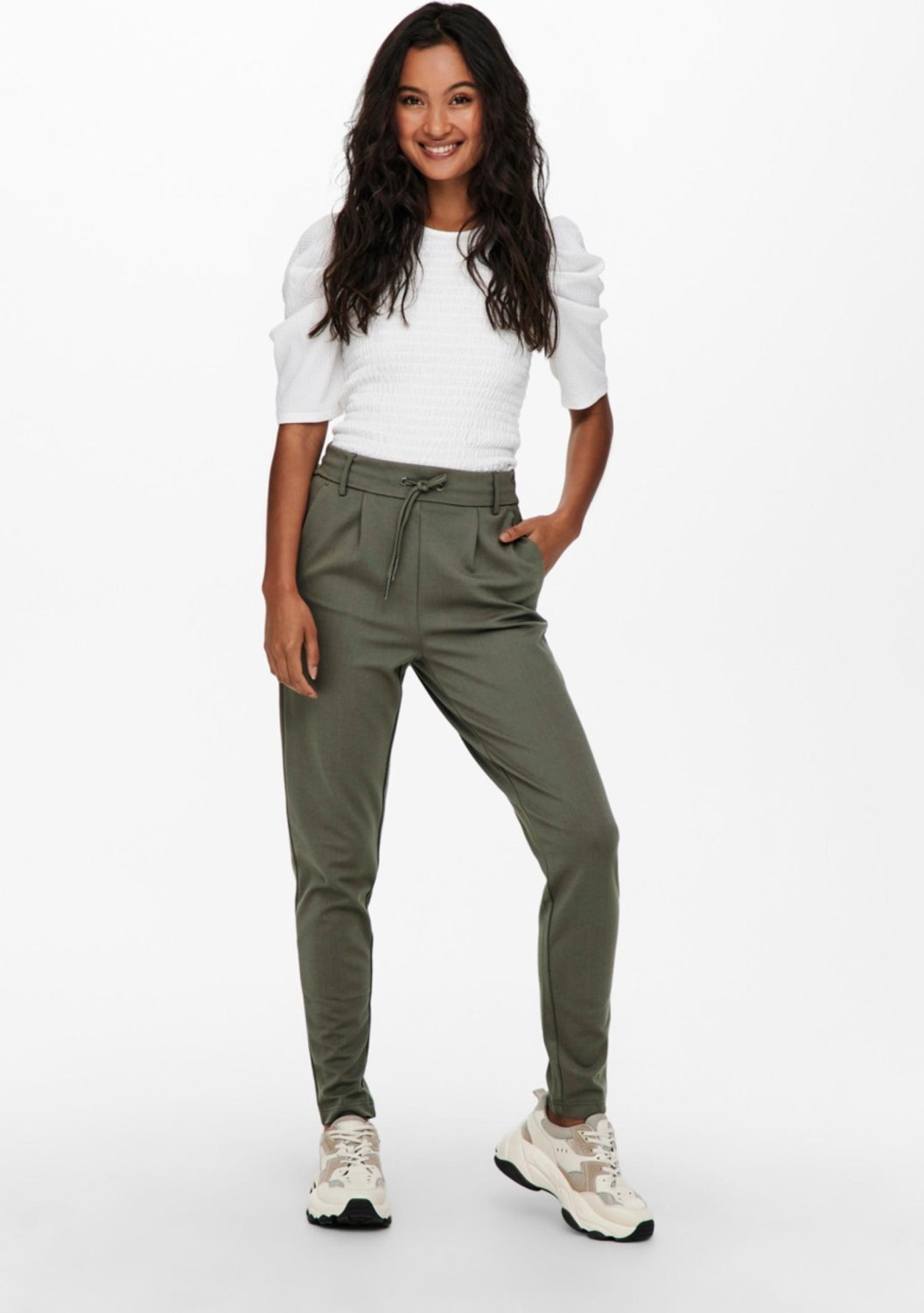Only 15115847-23Y Onlpoptrash Lıfe Easy Col Pant Pnt Noos Kadın Pantolon görsel 8