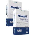 Newday Magnezyum Kompleksi - 2 Adet, 60 Kapsül, Glisinat, Malat, Taurat, Sitrat ve Vitamin B6 İçeren Takviye Edici Gıda