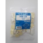 Gwest Yapışkan Kroşe 19X19 100 Adet Yapışkanlı Kablo Bağı Tutucu