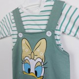 Andes Butik Daffy Duck Baskılı Uzun Kol Tişörtlü Bebek Salopet