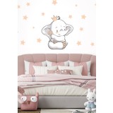 Ada Duvar Bebek Fil Duvar Sticker