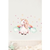 Ada Duvar Unıcorn Duvar Sticker