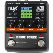 Nux Drive Force Overdrive ve Distortion Pedalı