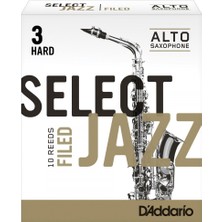 D'Addario Select Jazz Alto Saksafon Kamışı No:3 Hard