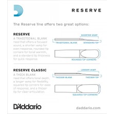 D'Addario Reserve DCR1030 Sib Klarnet Kamışı No:3