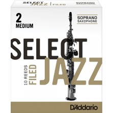 D'Addario Rico Jazz Select RSF10SSX2M Soprano Saksafon Kamışı No:2 Medium