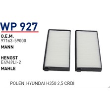 Wunder Polen Filtresi Hyundaı H350 2,5 Crdi