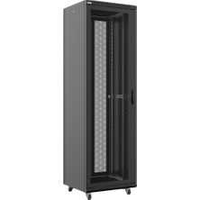 36U 19" Mıtra Foptek 600X1000X1786 Lın-Xs Serısı Server Kabınet W:600MM D:1000MM On/arka %63 Perfore Kapak