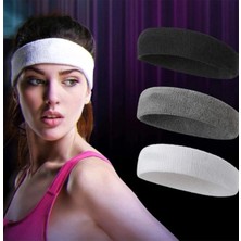 Slipt Sporcu Havlu Kafa Bandı Ter Bandı Headband Tenis Saç Bandı