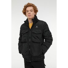 Lumberjack M-Adalwolf Coat 2pr Siyah Erkek Kısa Kaban
