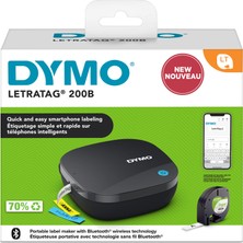 Dymo (2172855) Letratag 200B Bluetooth Etiketleme Makinesi - 12 Mm. Letratag Şeritlerle Uyumlu