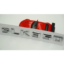 Dk Benz Slk 350 Bagaj Krom Metal 3m 3D Yazı Logo