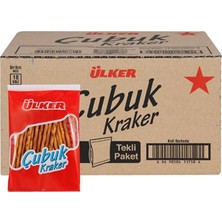 Ülker Tuzlu Çubuk Kraker 32 gr (36 Adet) İçindekiler: Buğday Unu, Bitkisel Yağ, Tuz