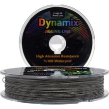 Dynamix Jigging 100 Metre Gri Örgü Ip Misina- 52MM-69KG--40MM - 61,25KG