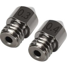 Lankeda MK8-CR10 Sertleştirilmiş Çelik Nozzle 1.75MM-0.4MM