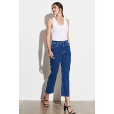 Wrangler Wild West Straight %100 Pamuk Yüksek Bel Jean Pantolon